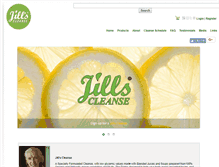 Tablet Screenshot of jillscleanse.com
